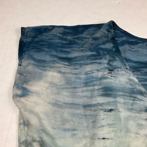 Hard Tail Forever Womens V-Neck Top Printed V-Neck Short Sleeve Loose Fit Small - Picture 4 of 11